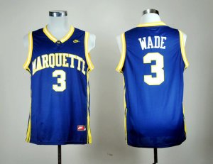 Maillot De Basket NCAA Marquette Oren Eagles Dwyane Wade 3 College Basketball Marine